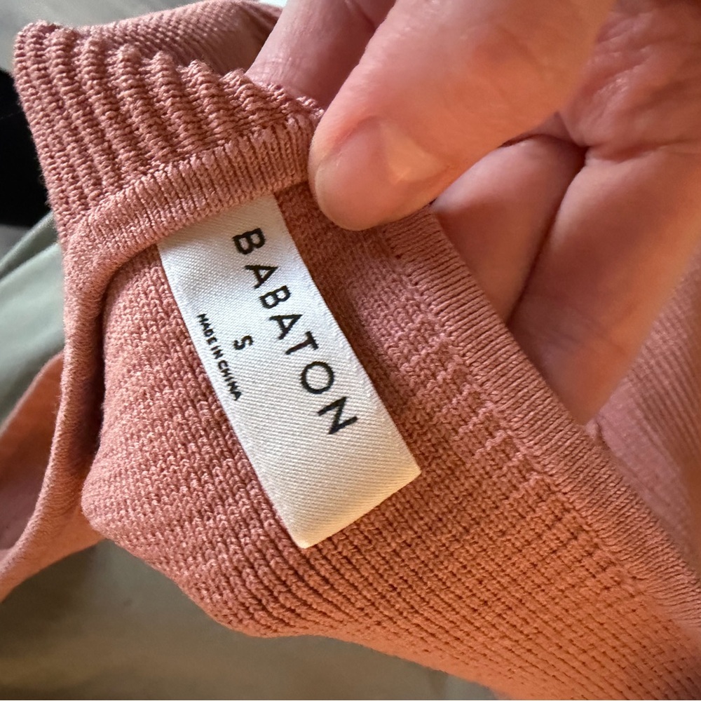 Babaton Pink Ribbed Tank Top - Picture 3 of 3
